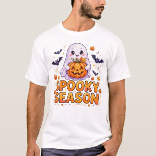 T-shirt Fantasmino Carino Spooky Season Halloween