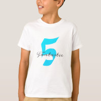 Fantastic Cinq garçons 5e anniversaire Turquoise B