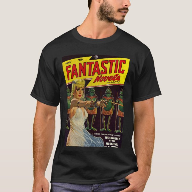 T-shirt Fantastic Novels Magazine friends (Devant)
