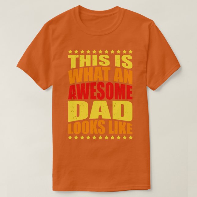 T-shirt Fantastic Papa Fun Citation Daddy Père (Design devant)
