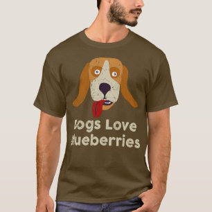 T-shirt FantasticFox Chiens Aimer Blueberries Patiné Beagl