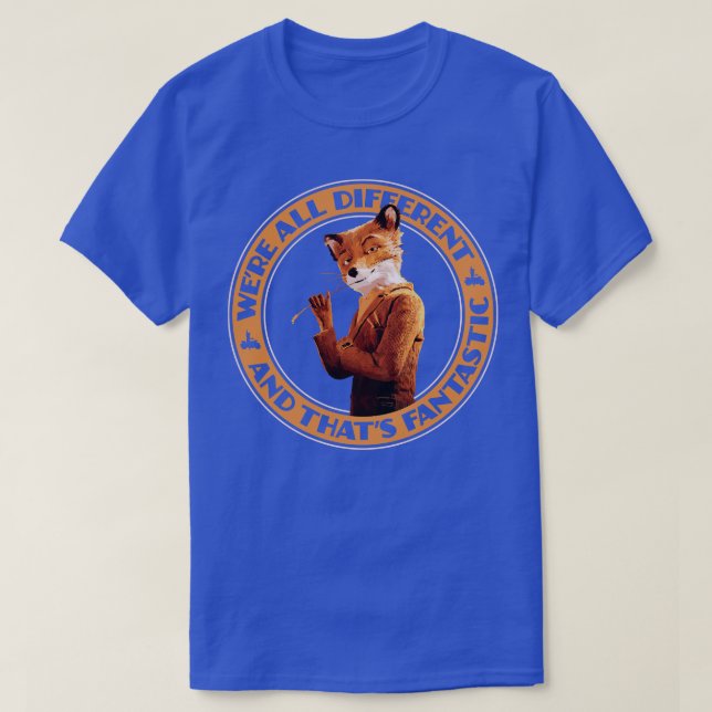 T-shirt FantasticFox étaient tous différents (Design devant)