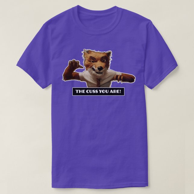 T-shirt FantasticFox Foxy Le Cuss (Design devant)