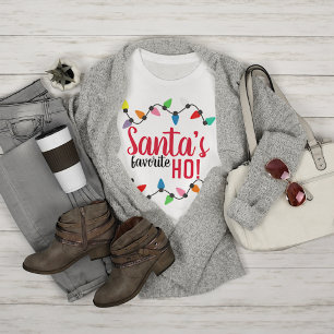 T-shirt Fantastique aide Santa Claus lumières de chaîne de