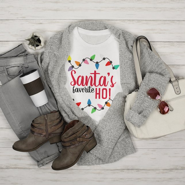 T-shirt Fantastique aide Santa Claus lumières de chaîne de (Créateur téléchargé)