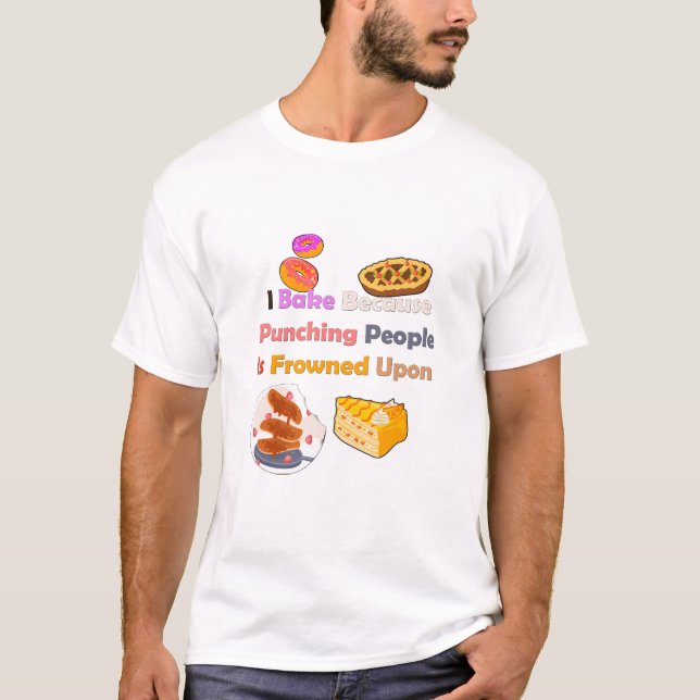 T-shirt Fantastique Chemise À Cuisson : Je Cuis Parce Que  (Devant)