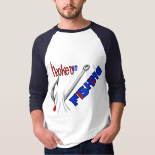 T-shirt Fantastique Chemise De Pêche - Accrochée À La Pêch