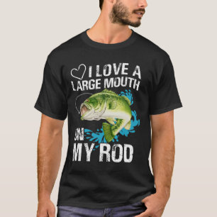 T-shirt Fantastique Chemise De Pêche. J'Aime Une Grande Bo