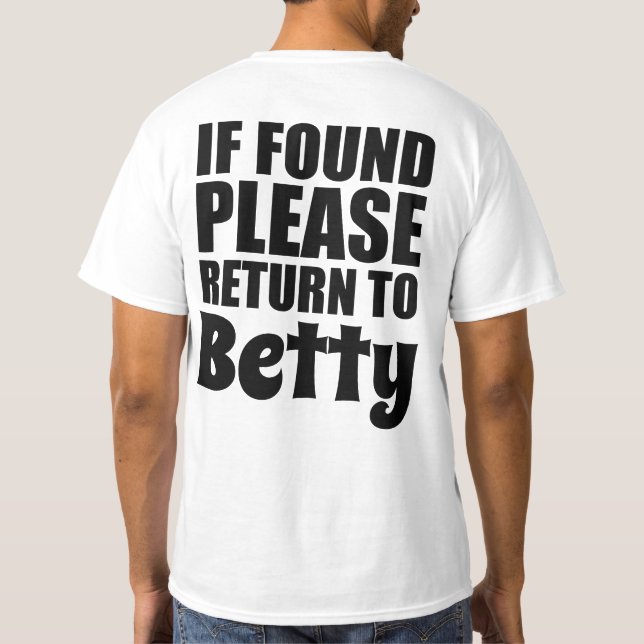 T-shirt Fantastique Chemises Couples Personnalisées (Dos)