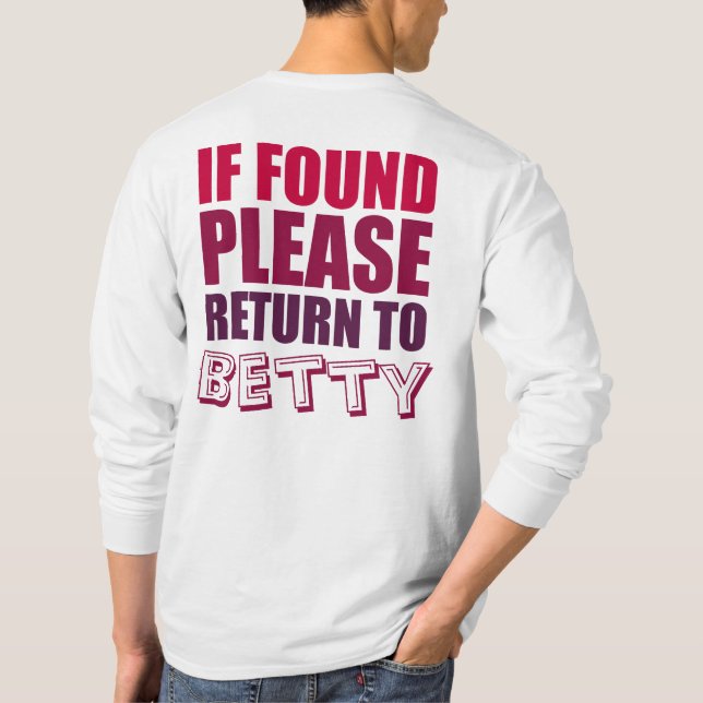 T-shirt Fantastique Chemises Couples Personnalisées (Dos)