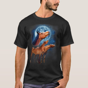 T-shirt Fantastique Chemises de Cheval - Chevaux hurlant à