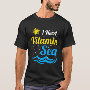 T-shirt Fantastique Chemises de croisière avec Sayings Sea