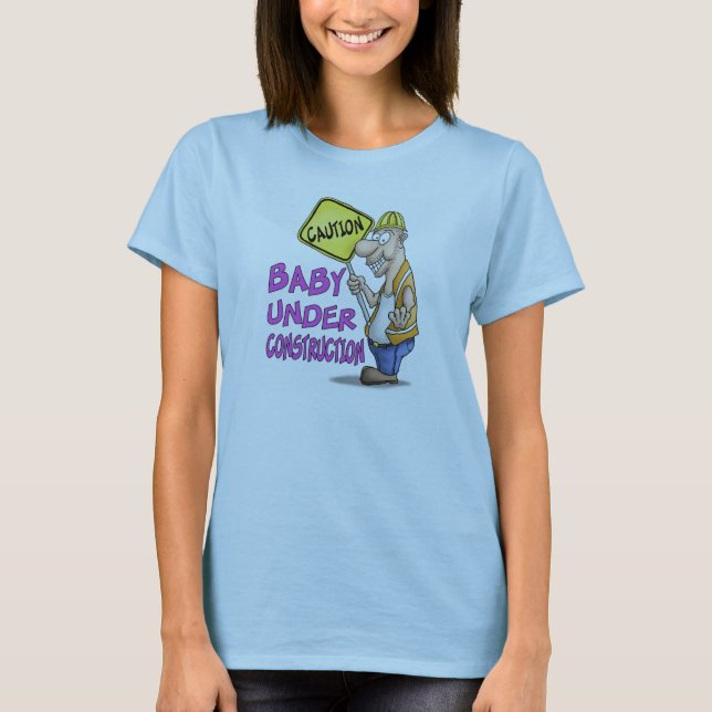 T-shirt Fantastique Chemises T Maternité : Bébé en constru (Devant)