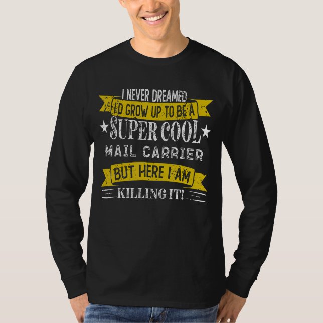 T-shirt Fantastique Chemises Transporteur De Courrier Titr (Devant)