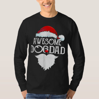 T-shirt Fantastique chien papa Noël Père Noël Chapeau drôl