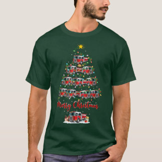T-shirt Fantastique éclairage Noël Moteur de feu de chapea