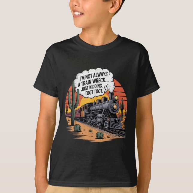 T-shirt Fantastique épave De Train Juste À Casser Toot Too (Devant)