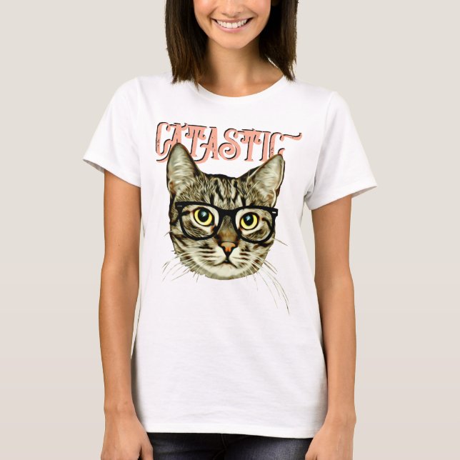 T-shirt Fantastique félin (Devant)