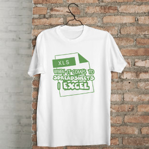 T-shirt Fantastique feuille de calcul comptable et excelle