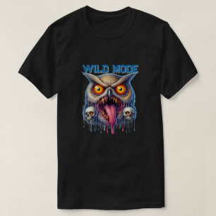 T-shirt Fantastique Hibou en Mode Sauvage
