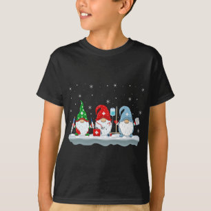 T-shirt Fantastique Noël Éclairage Père Noël Infirmière Gn
