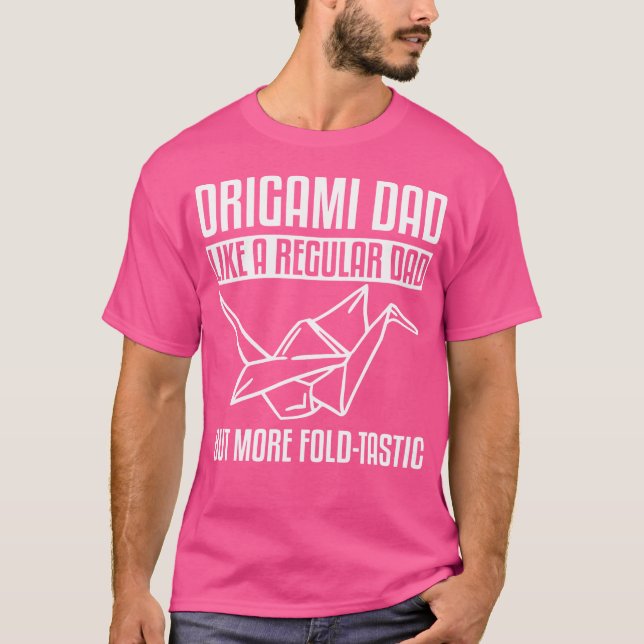 T-shirt Fantastique Origami Papa (Devant)