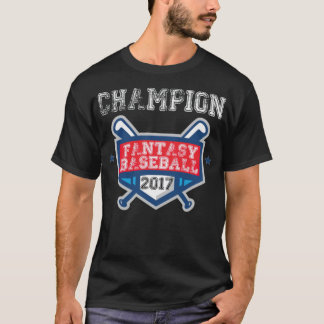 T-shirt Fantasy Baseball Design Champion team baseball hea