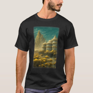 T-shirt Fantasy Style Huge Ornate Home Apartament Building