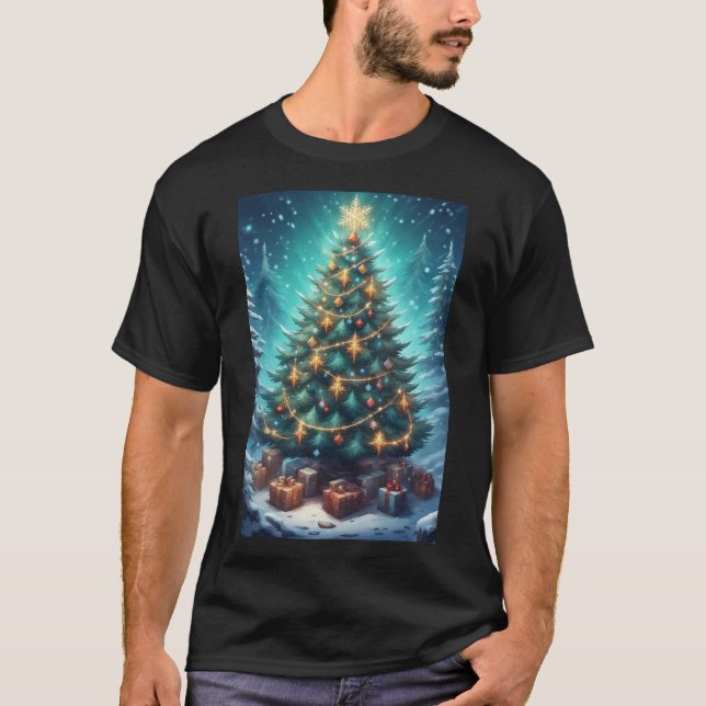 T-shirt Fantasy Xmas Tree (Devant)