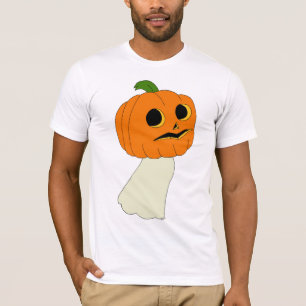 T-shirt Fantôme à tête de citrouille