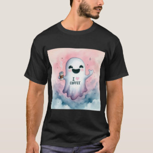 T-shirt Fantôme Adorable Tenant du Café Saison Spectrale C