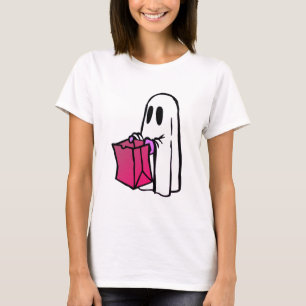 T-shirt Fantôme avec sac à coller ou traitement