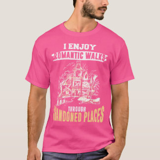 T-shirt Fantôme Chasseur Drôle Lieux Abandonnés Citer Para