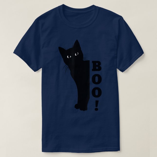 T-shirt Fantôme Chat Boo Animal Animal Animateur Drôle Cac (Design devant)