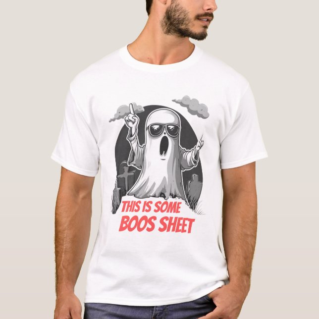 T-shirt Fantôme cool "This is Some Boosheet" (Devant)