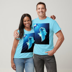 T-shirt Fantôme cosmique dans la conception spatiale
