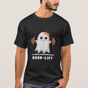 T-shirt Fantôme d'Ascenseur Mort Halloween Funny Ghost Gym