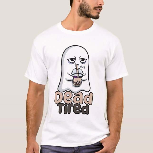 T-shirt Fantôme de Boba Mignon Épuisé (Devant)