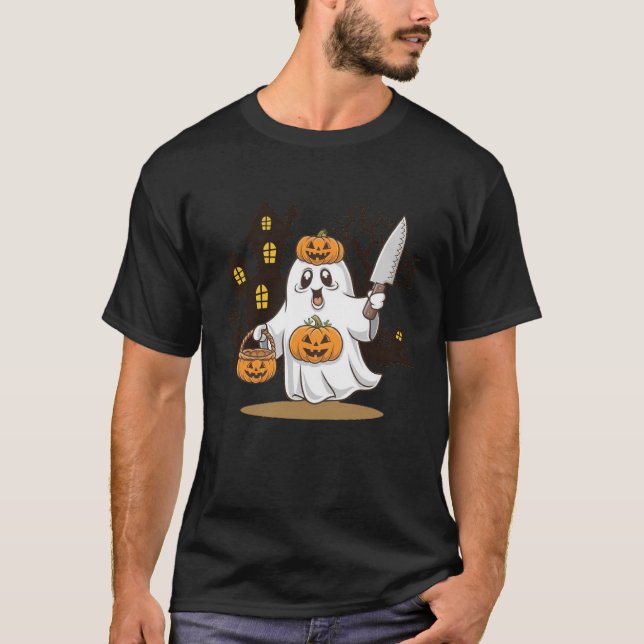 T-shirt fantôme de bonbons (Devant)