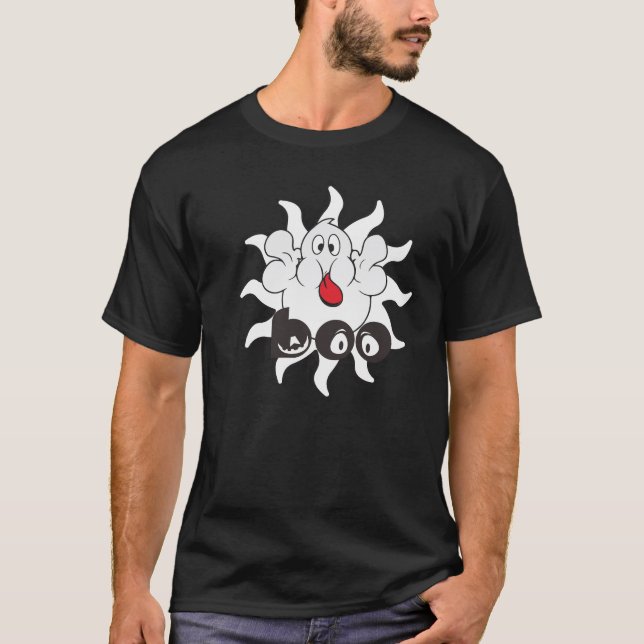T-shirt fantôme de boo hallowin (Devant)