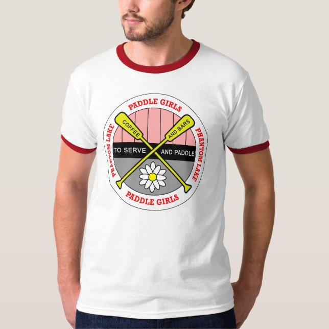 T-shirt fantôme de filles de palette de lac (Devant)