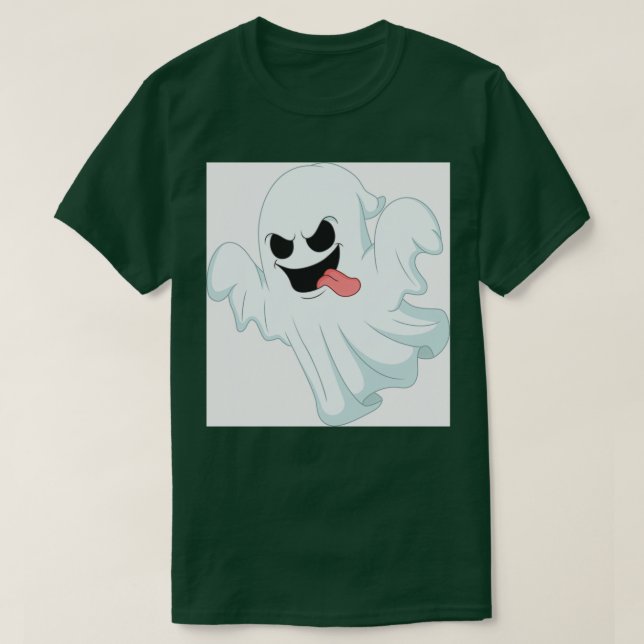 T-shirt fantôme de la couleur blanche (Design devant)