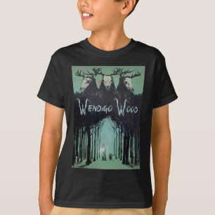 T-shirt Fantôme De La Forêt Cryptid Wendigo Bois