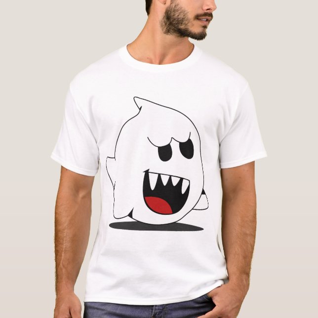 T-shirt fantôme d'Halloween (Devant)