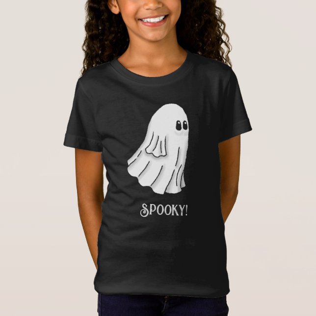 T-Shirt Fantôme d'Halloween effrayant (Devant)