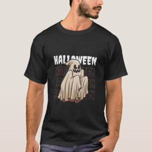 T-shirt fantôme d'Halloween effrayant
