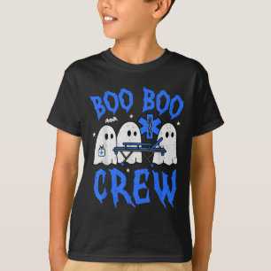 T-shirt Fantôme d'Halloween EMS EMT Infirmier Urgentiste D