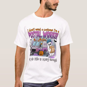 T-shirt Fantôme d'Halloween,Facteur