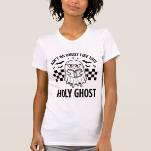 T-shirt Fantôme d'Halloween Saint Esprit Drôle Vintage Dam