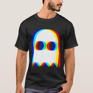 T-shirt Fantôme drôle tripant Vaporwave Halloween Techno R
